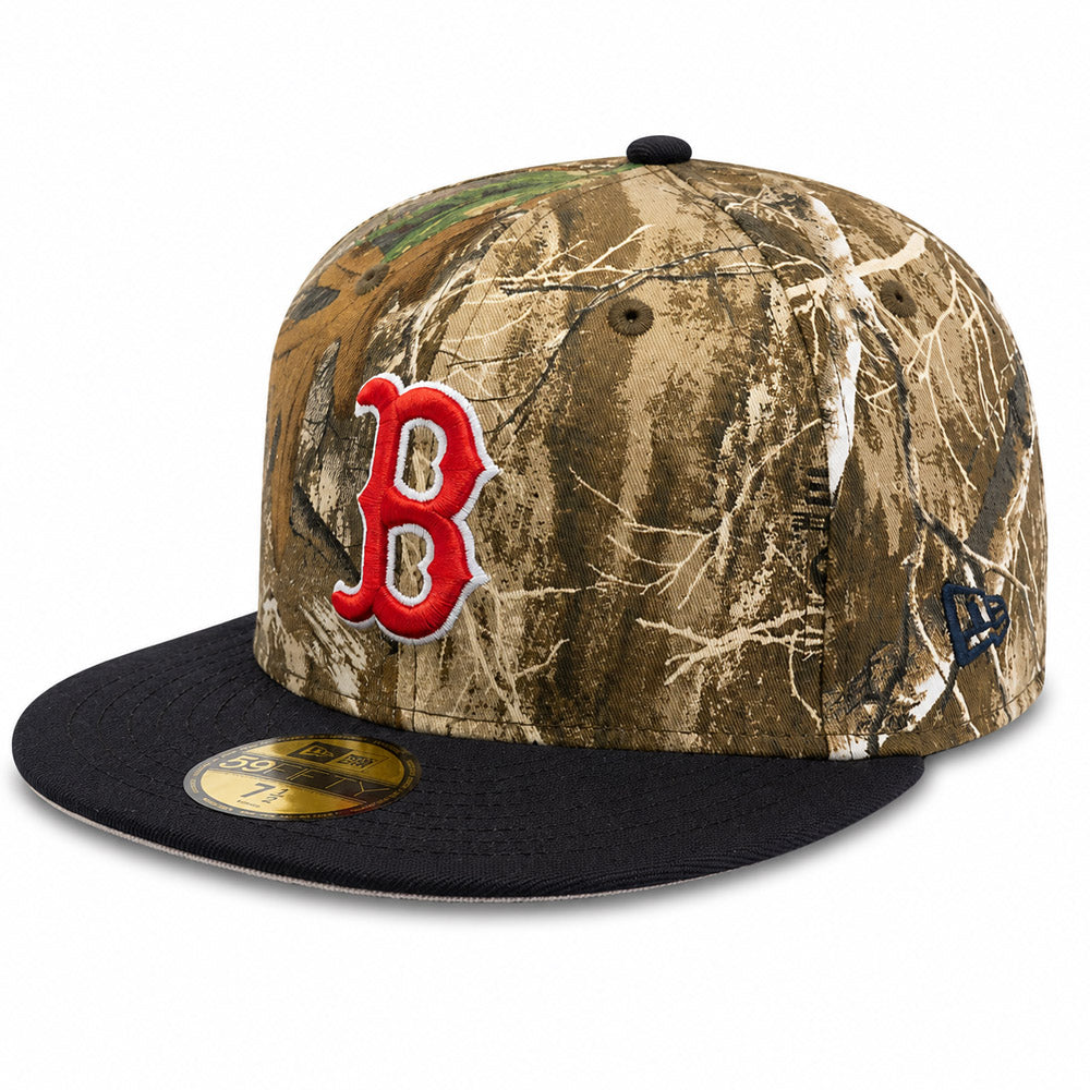 MLB Boston Red Sox New Era Team Terrain 59FIFTY Fitted Hat- Real Tree