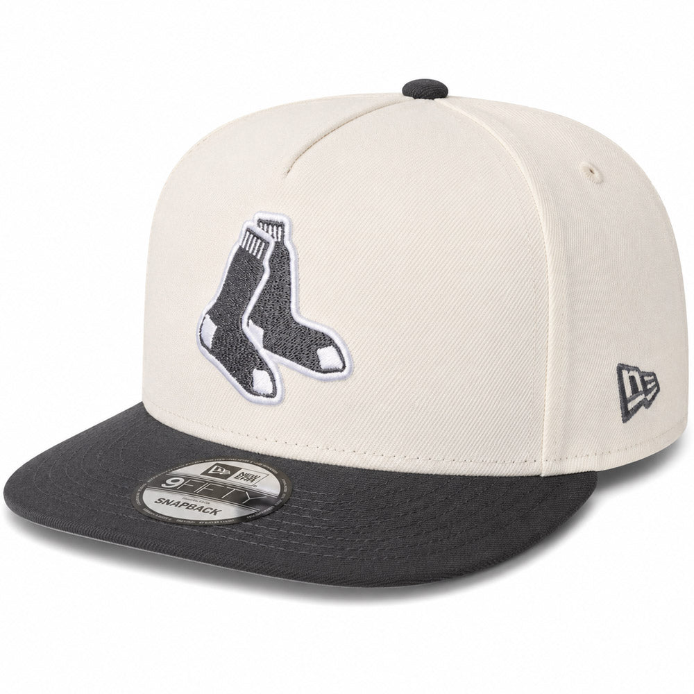 MLB Boston Red Sox New Era Gridiron Chrome 9FIFTY A-Frame- Cream