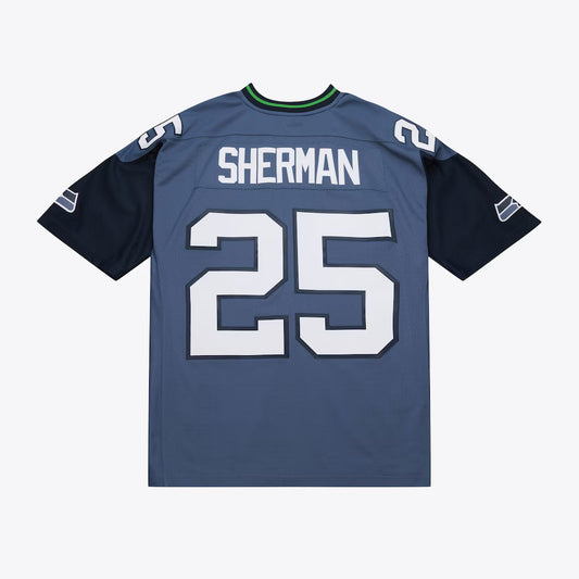 NFL Seattle Seahawks Richard Sherman Mitchell & Ness 2010 Legacy Jersey- Navy
