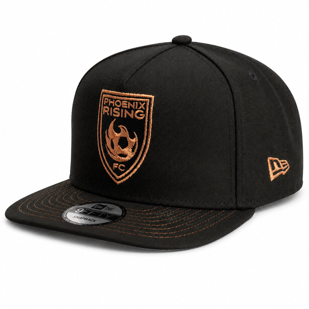 Phoenix Rising New Era Copper Mine 9FIFTY A-Frame Snapback Hat - Black