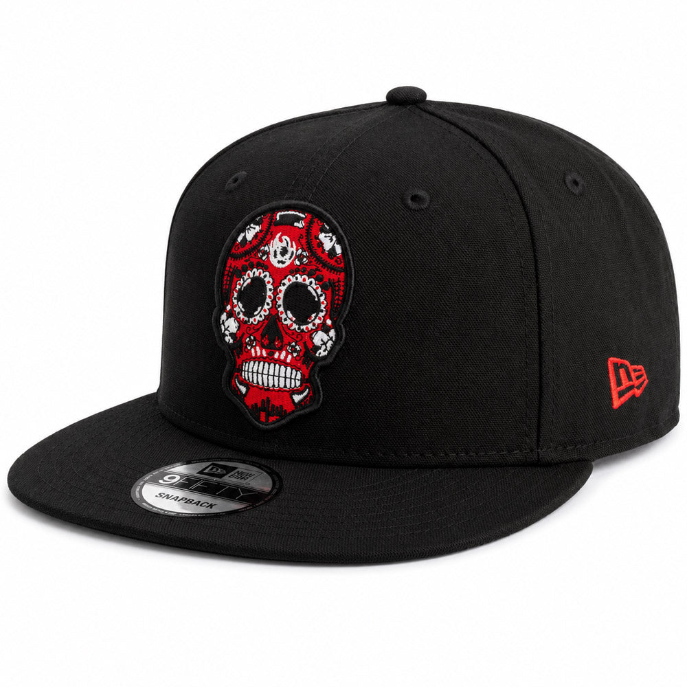 USL Phoenix Rising New Era Red Skull 9FIFTY Snapback Hat- Black