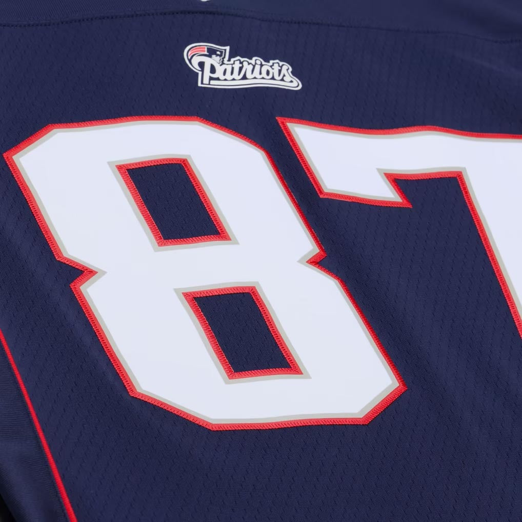 NFL New England Patriots Rob Gronkowski Mitchell & Ness 2010 Legacy Jersey- Navy
