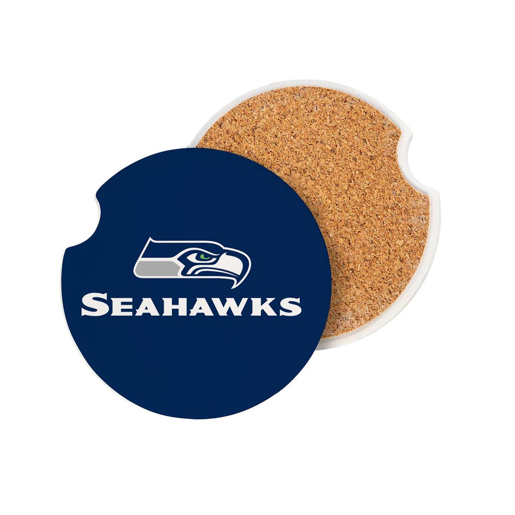 NFL Seattle Seahawks Evergreen 2-Pack Car Coasters