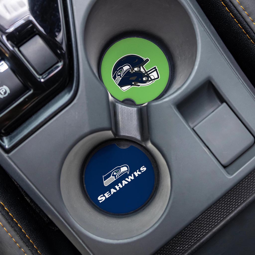 NFL Seattle Seahawks Evergreen 2-Pack Car Coasters