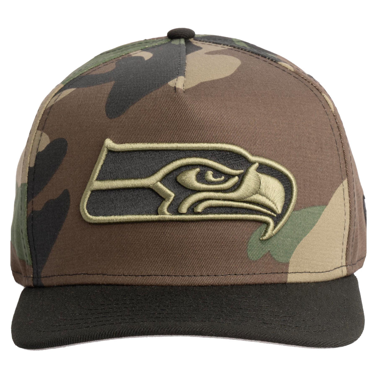 NFL Seattle Seahawks New Era Woodland Ops 9FIFTY A-Frame Snapback Hat- Camo