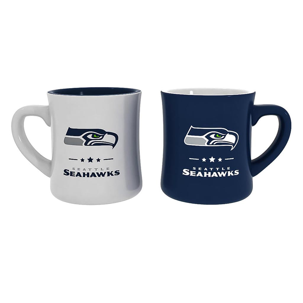 NFL Seattle Seahawks Evergreen 2-Pack 10oz Mug Set