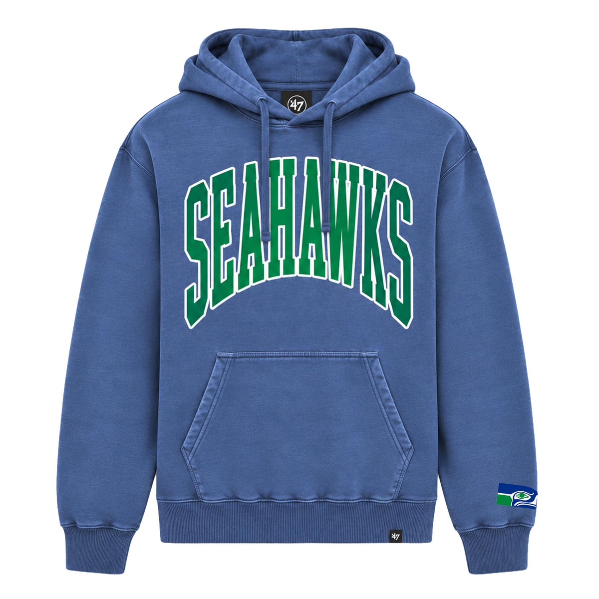 NFL Seattle Seahawks '47 Groton French Terry Pullover Hoodie- Blue