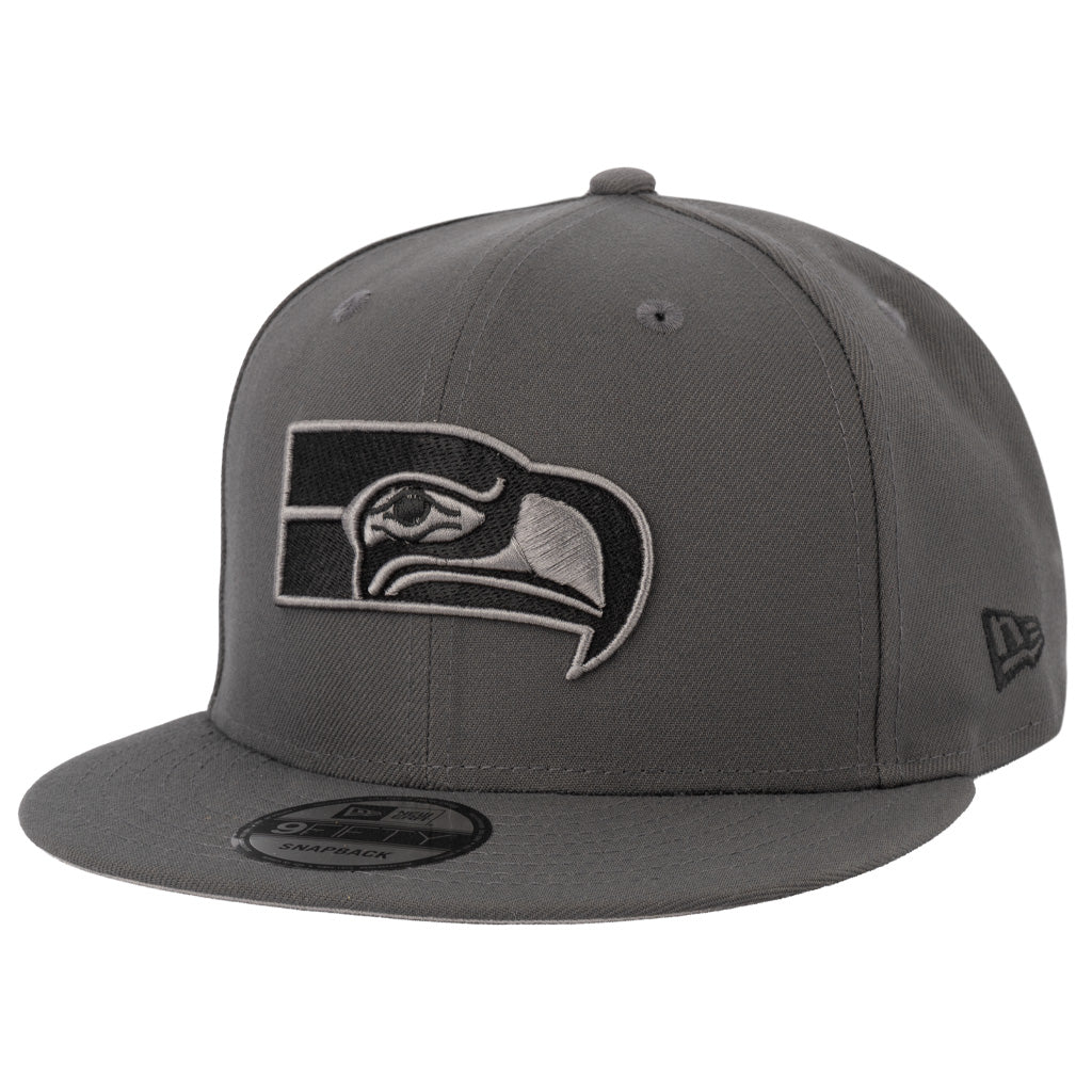 NFL Seattle Seahawks New Era Gray Prestige 9FIFTY Snapback Hat - Graphite