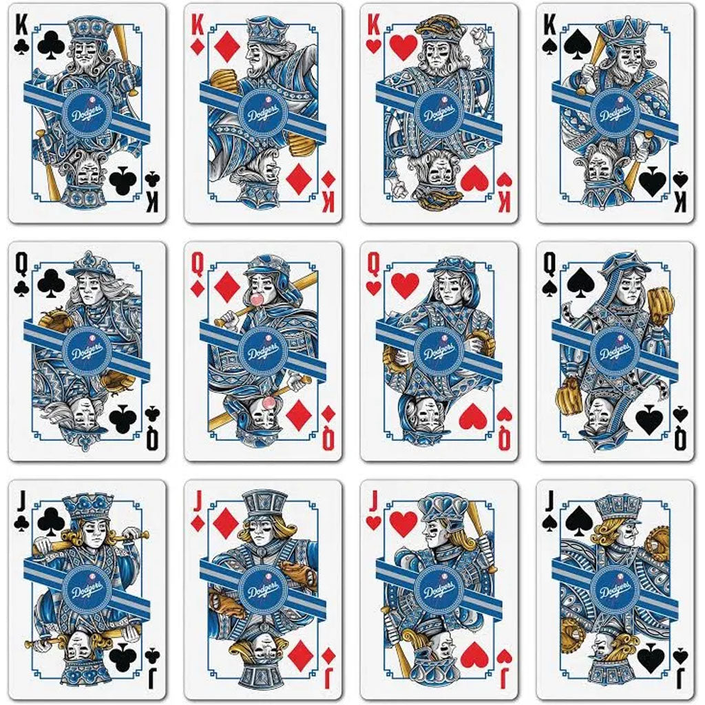 MLB Los Angeles Dodgers YouTheFan Playing Cards