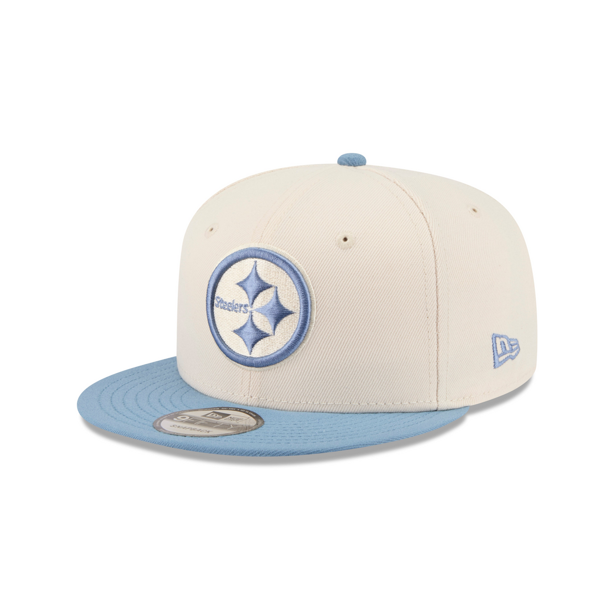 NFL Pittsburgh Steelers New Era Marina 9FIFTY Snpaback Hat- Cream
