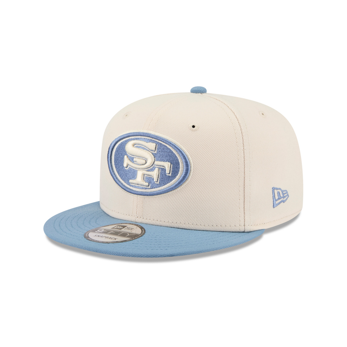 NFL San Francisco 49ers New Era Marina 9FIFTY Snpaback Hat- Cream