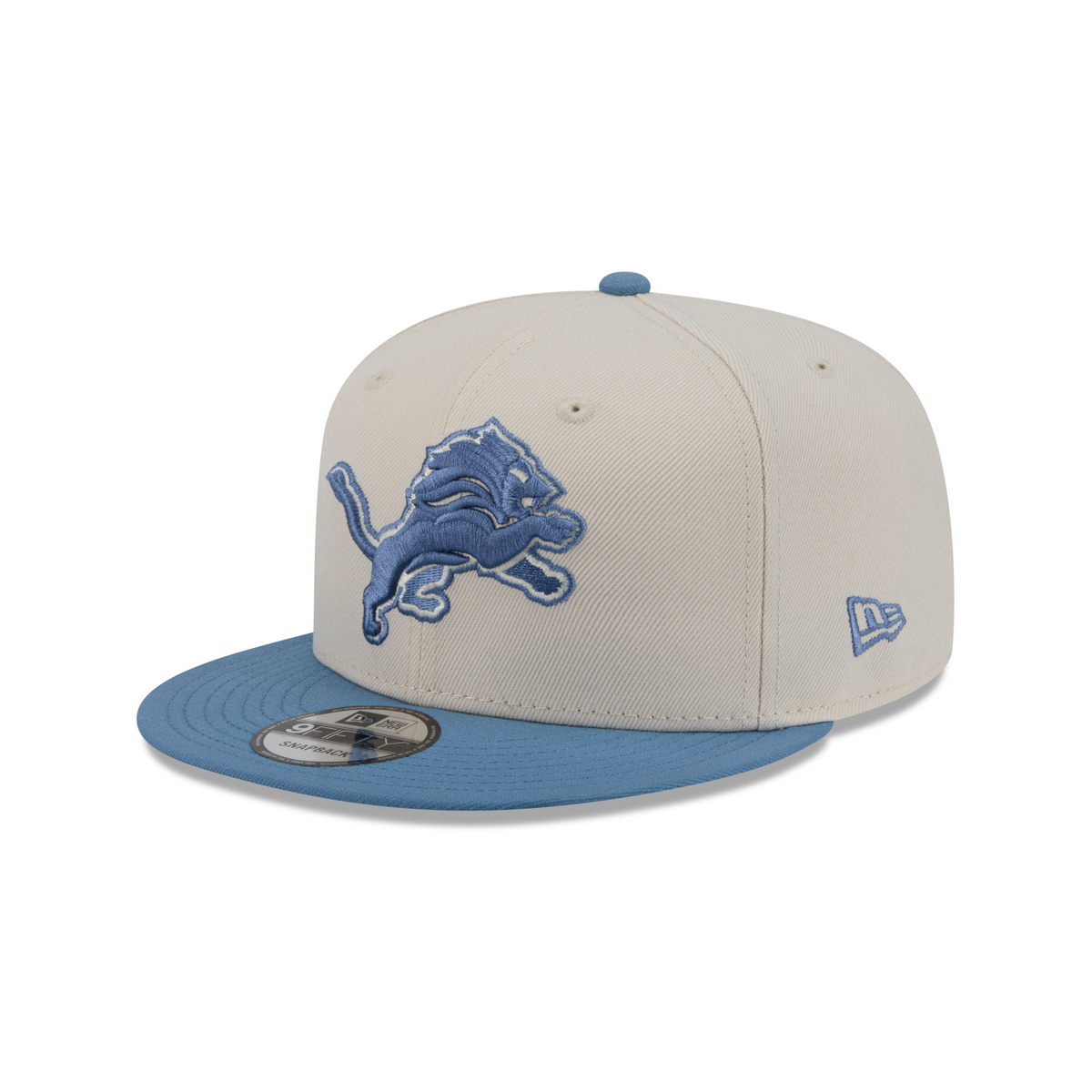 NFL Detroit Lions New Era Marina 9FIFTY Snpaback Hat- Cream