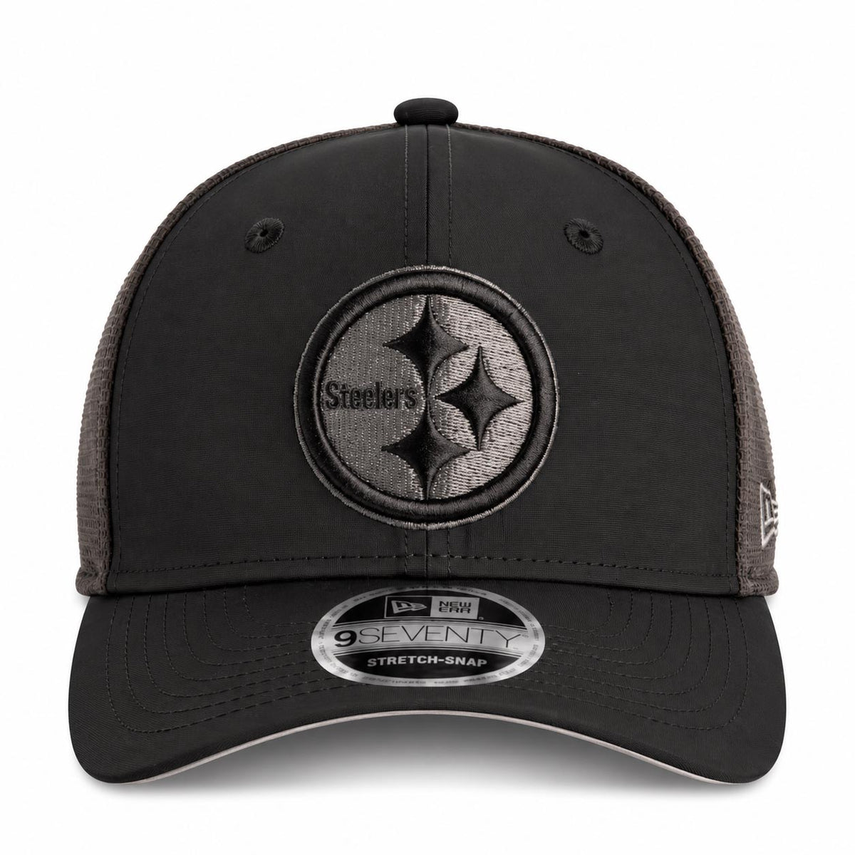 NFL Pittsburgh Steelers New Era Black Pearl Trucker 9SEVENTY Stretch-Snap Hat- Black