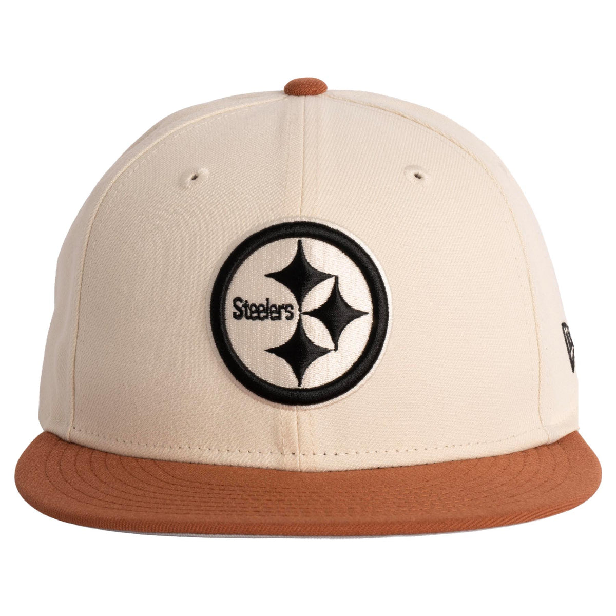 NFL Pittsburgh Steelers New Era Fieldstone 9FIFTY Snapback Hat- Light Cream