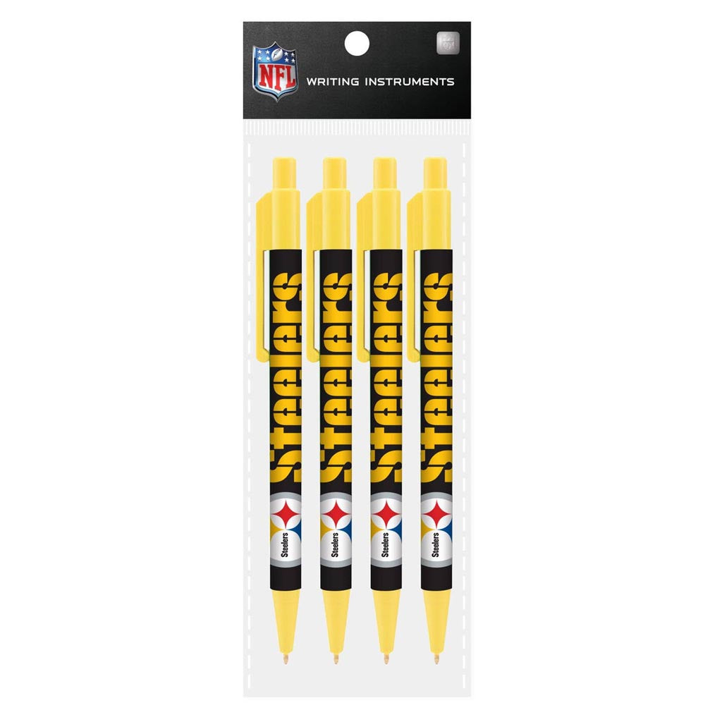 NFL Pittsburgh Steelers Mojo 4-Pack Retractable Pens
