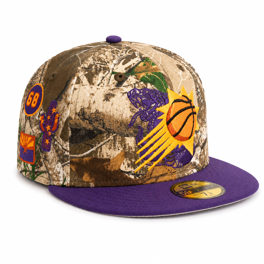 NBA Phoenix Suns New Era Team Terrain 59FIFTY Fitted Hat- Real Tree