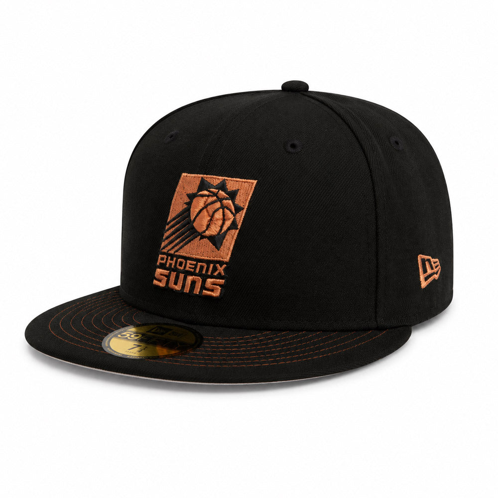 NBA Phoenix Suns New Era Copper Mine 59FIFTY Fitted Hat - Black