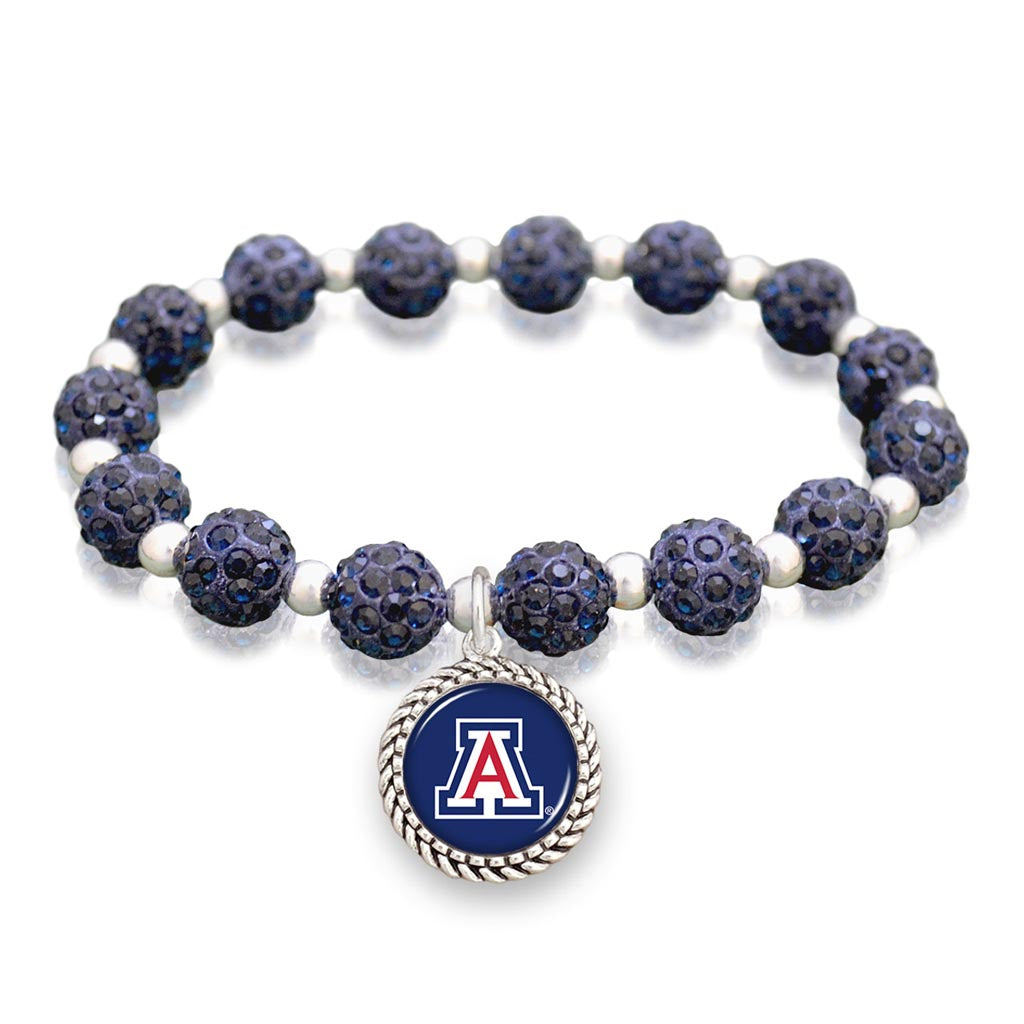 NCAA Arizona Wildcats Gentry USA Bling Bracelet - Navy