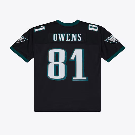 NFL Philadelphia Eagles Terrell Owens Mitchell & Ness 2004 Legacy Jersey- Black