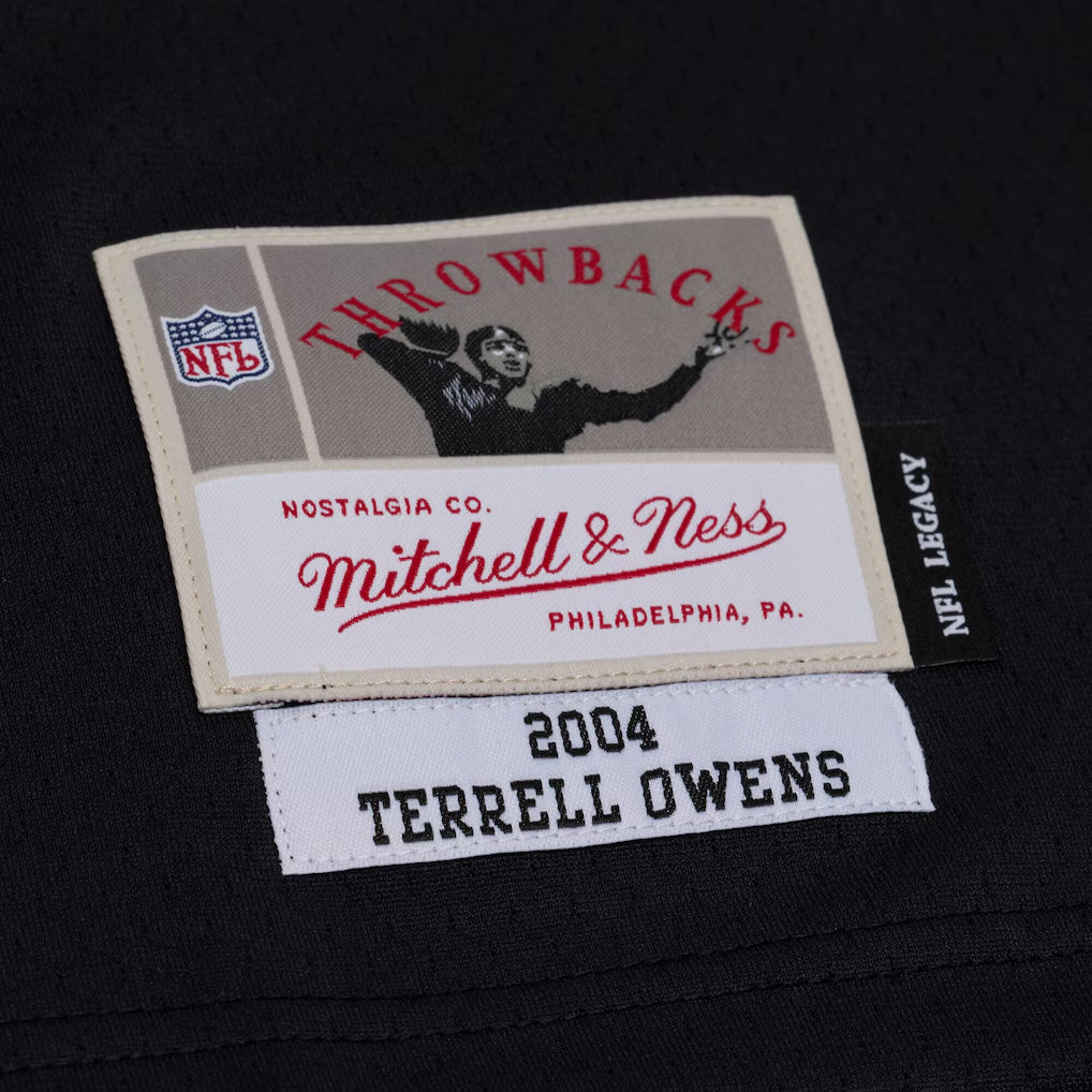 NFL Philadelphia Eagles Terrell Owens Mitchell & Ness 2004 Legacy Jersey- Black