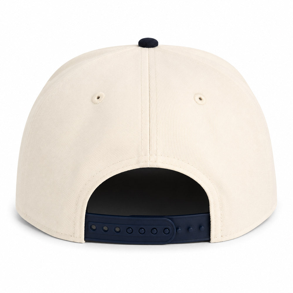 MLB Detroit Tigers New Era Two-Tone Summer Flower 9FIFTY A-Frame Snapback Hat - Cream