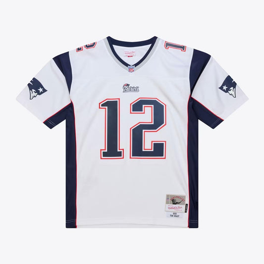 NFL New England Patriots Tom Brady Mitchell & Ness 2000 Legacy Jersey- White