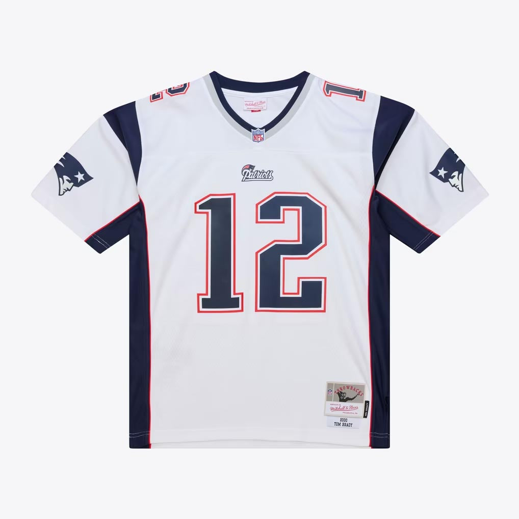NFL New England Patriots Tom Brady Mitchell & Ness 2000 Legacy Jersey- White