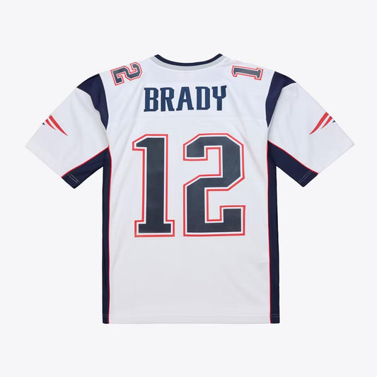 NFL New England Patriots Tom Brady Mitchell & Ness 2000 Legacy Jersey- White