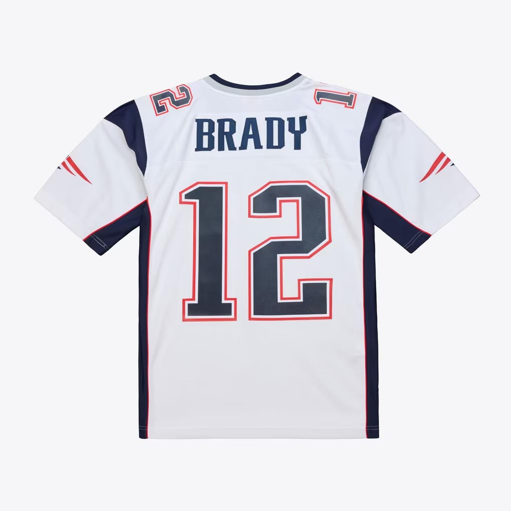 NFL New England Patriots Tom Brady Mitchell & Ness 2000 Legacy Jersey- White