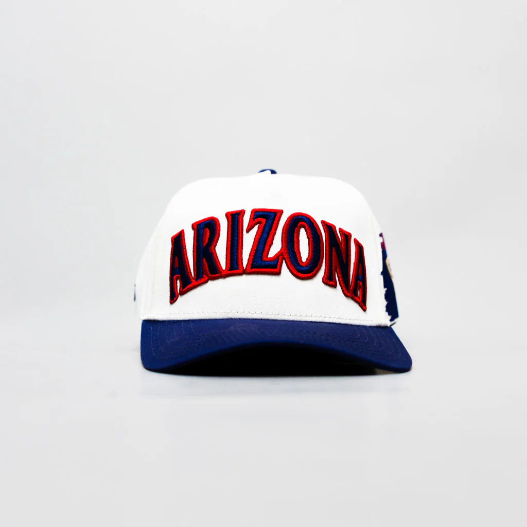 NCAA Arizona Wildcats Woodn Grail Mckale Center Adjustable Hat - White