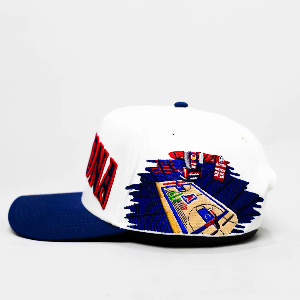 NCAA Arizona Wildcats Woodn Grail Mckale Center Adjustable Hat - White