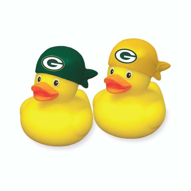NFL Green Bay Packers Aminco Rubber Duck 2-Pack