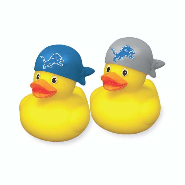 NFL Detroit Lions Aminco Rubber Duck 2-Pack