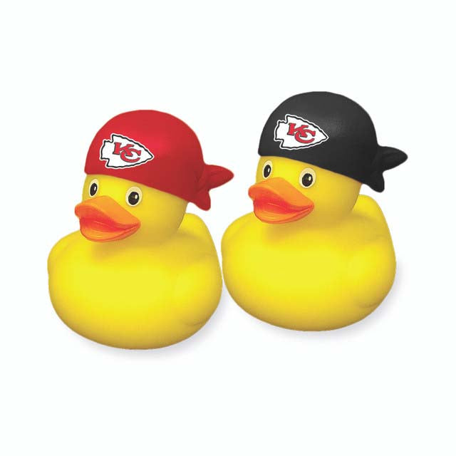NFL Kansas City Chiefs Aminco Rubber Duck 2-Pack