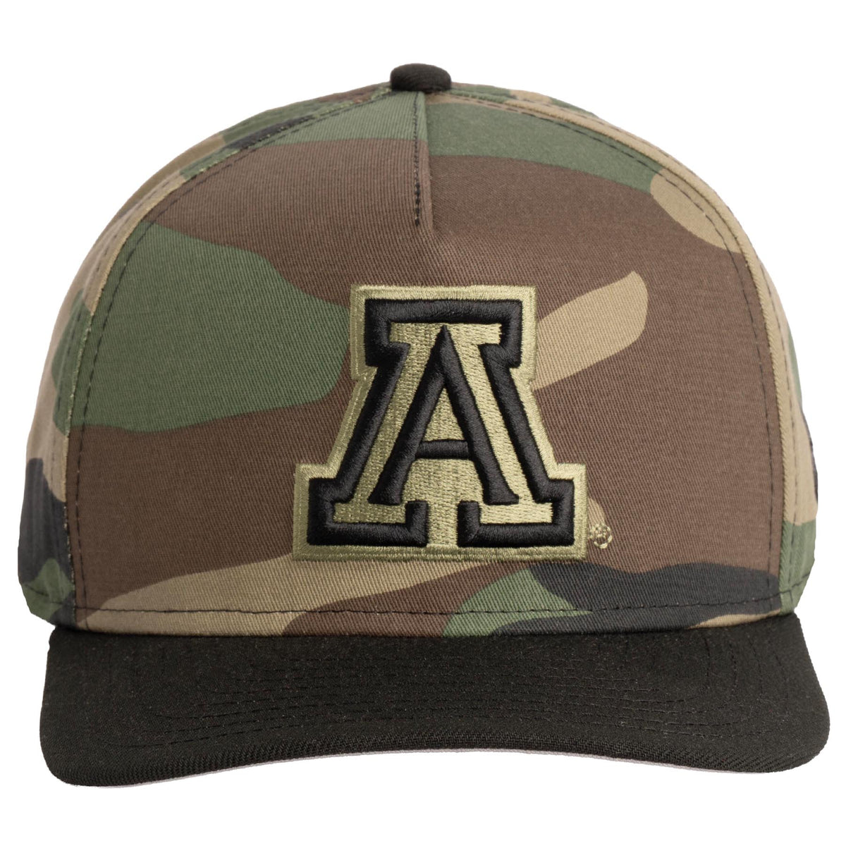 NCAA Arizona Wildcats New Era Woodland Ops 9FIFTY A-Frame Snapback Hat- Camo