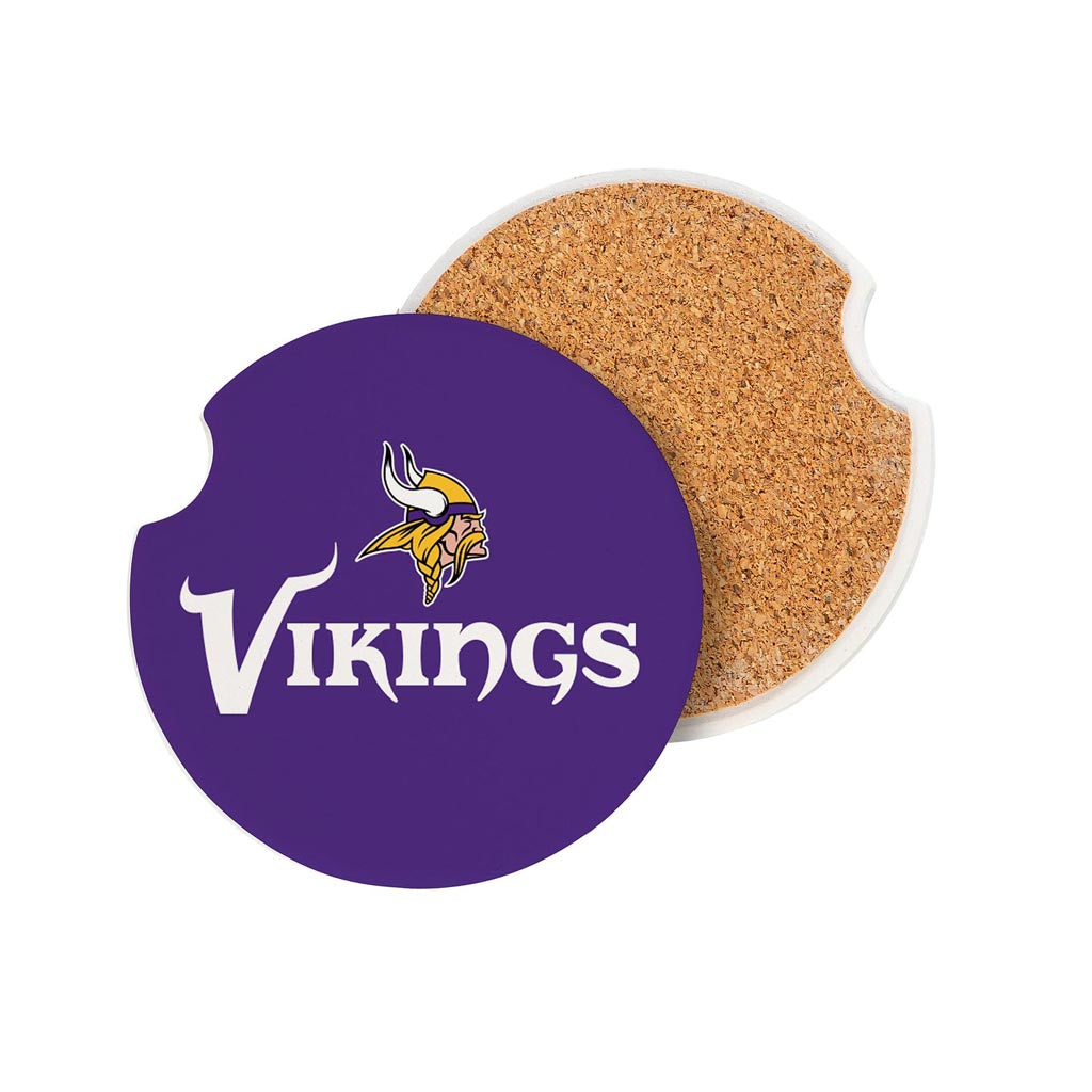 NFL Minnesota Vikings Evergreen 2-Pack Car Coasters