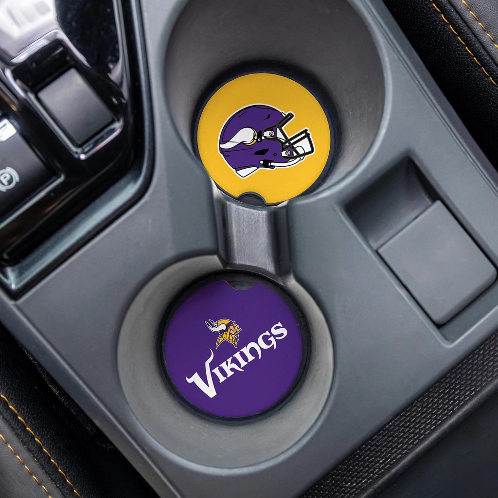 NFL Minnesota Vikings Evergreen 2-Pack Car Coasters