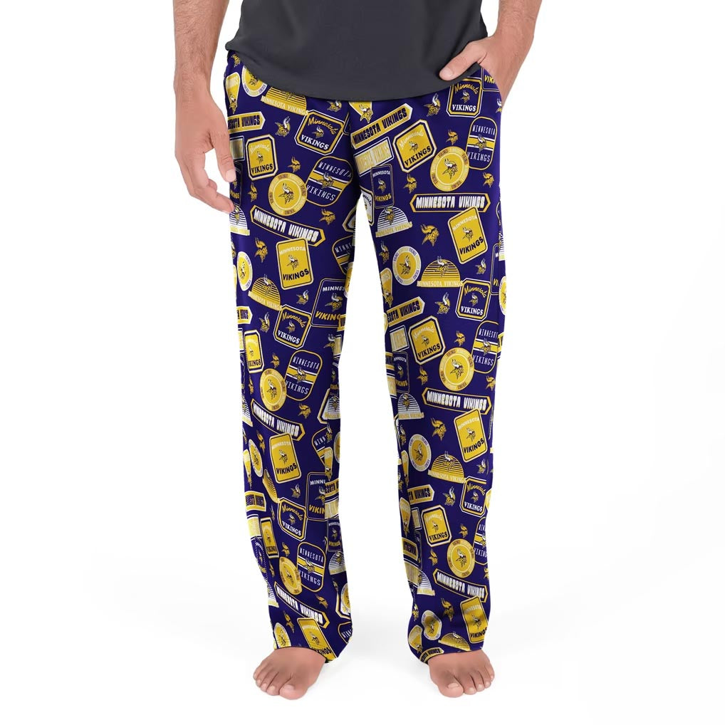 NFL Minnesota Vikings Concepts Sport Grady Pajama Pant- Purple