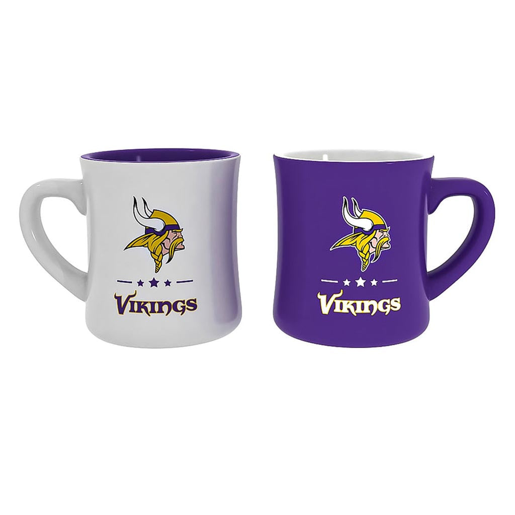 NFL Minnesota Vikings Evergreen 2-Pack 10oz Mug Set