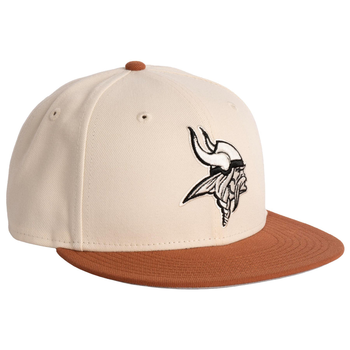 NFL Minnesota Vikings New Era Fieldstone 9FIFTY Snapback Hat- Light Cream