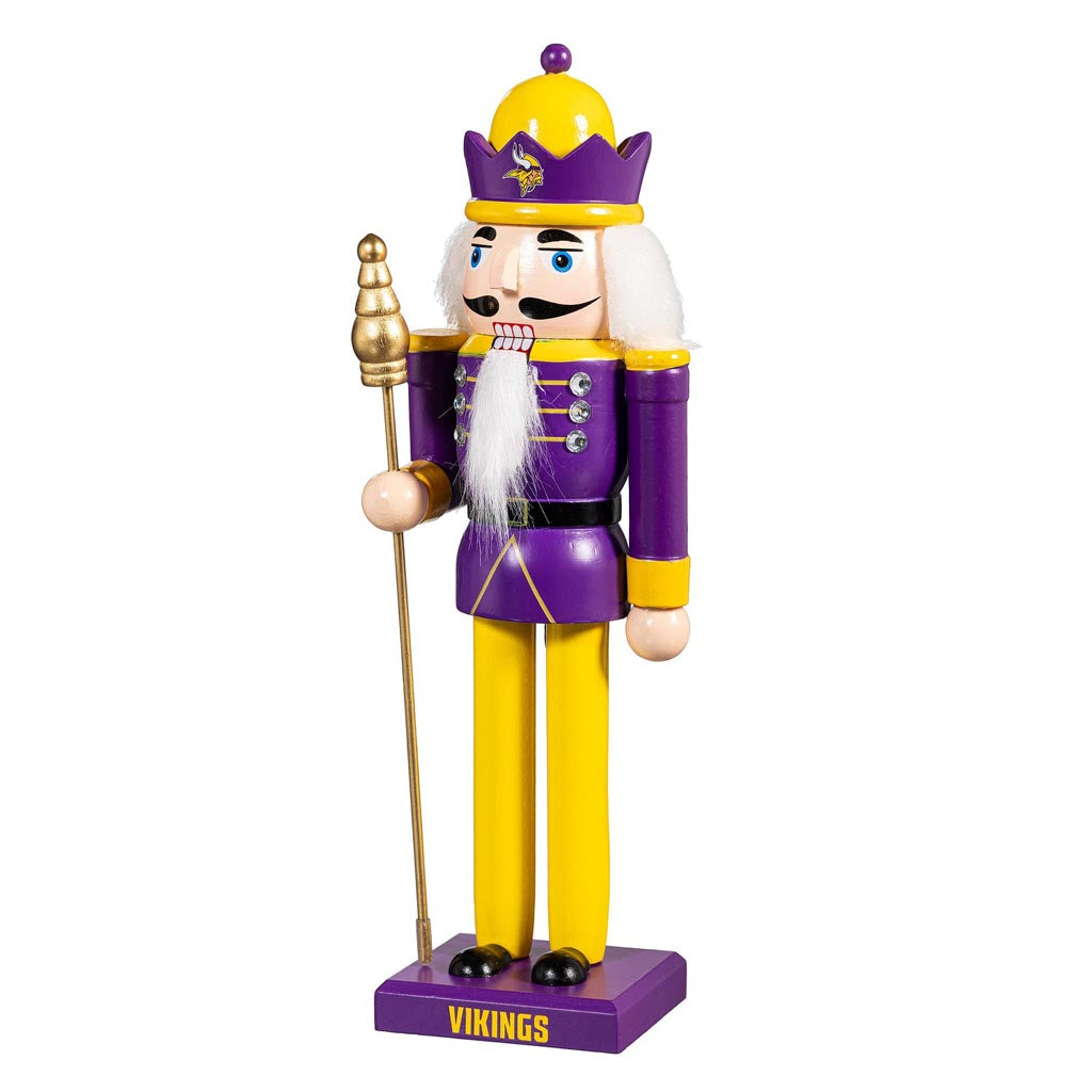 NFL Minnesota Vikings Evergreen 12" Nutcracker