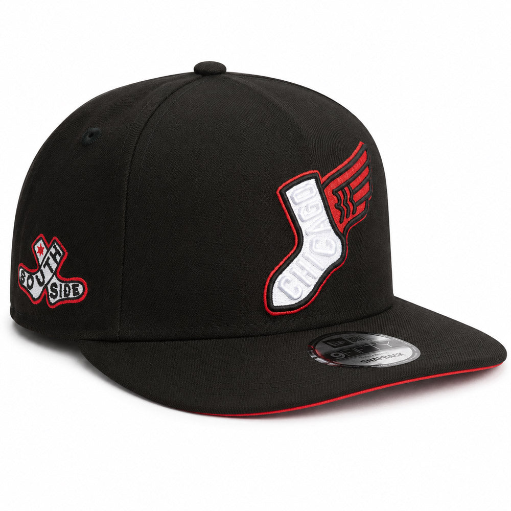 MLB Chicago White Sox New Era City Connect Alternate Undervisor 9FIFTY A-Frame- Black