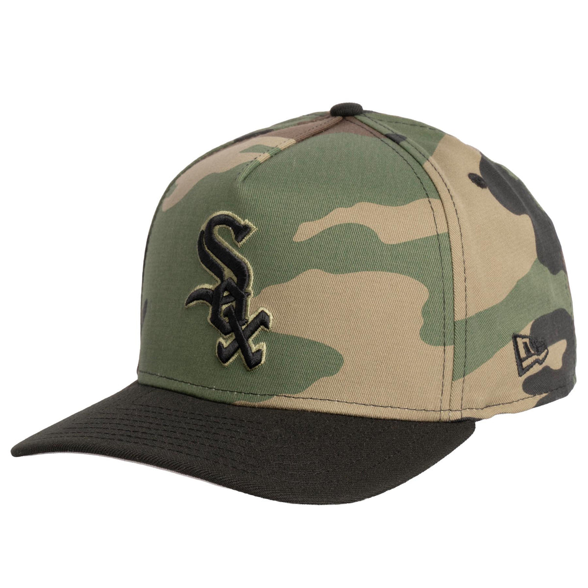MLB Chicago White Sox New Era Woodland Ops 9FIFTY A-Frame Snapback Hat- Camo