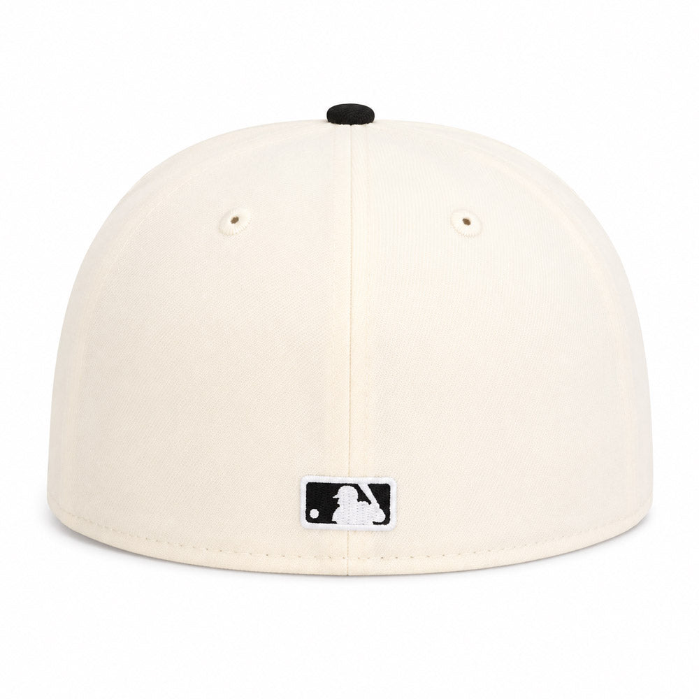 MLB Chicago White Sox New Era Two-Tone Summer Flower 59FIFTY Fitted Hat - Cream