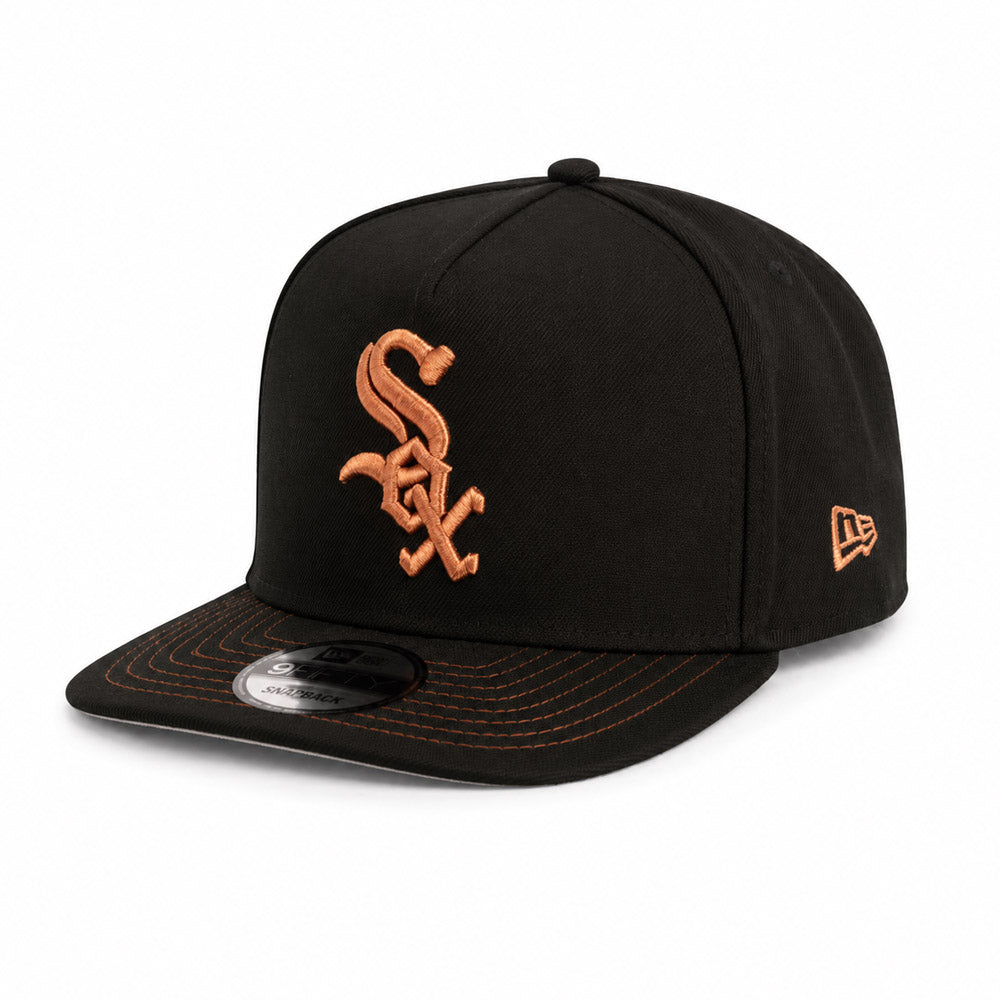 MLB Chicago White Sox New Era Copper Mine 9FIFTY A-Frame Snapback Hat - Black