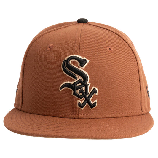 MLB Chicago White Sox New Era Jolly Roger 59FIFTY Fitted Hat- Brown