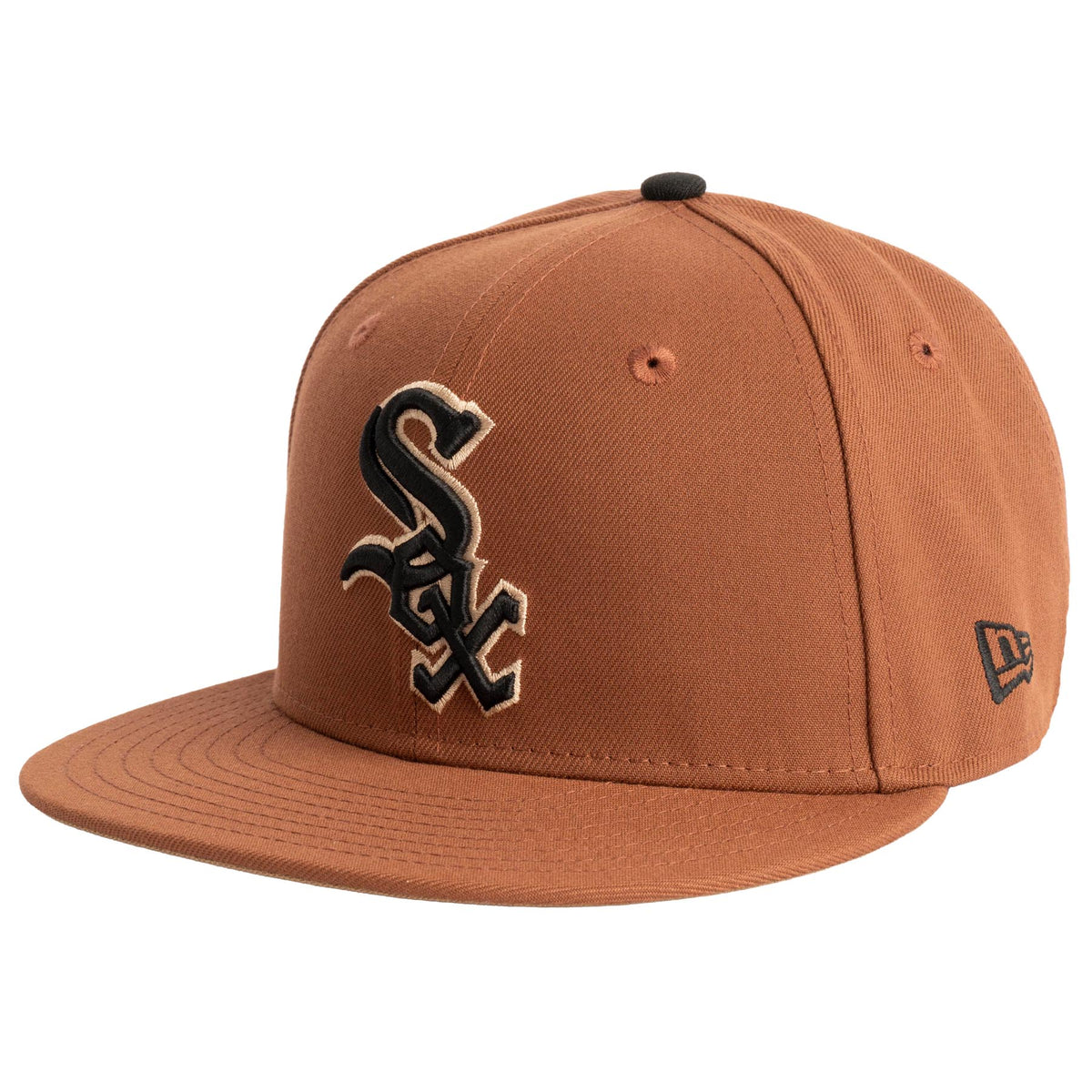 MLB Chicago White Sox New Era Jolly Roger 59FIFTY Fitted Hat- Brown