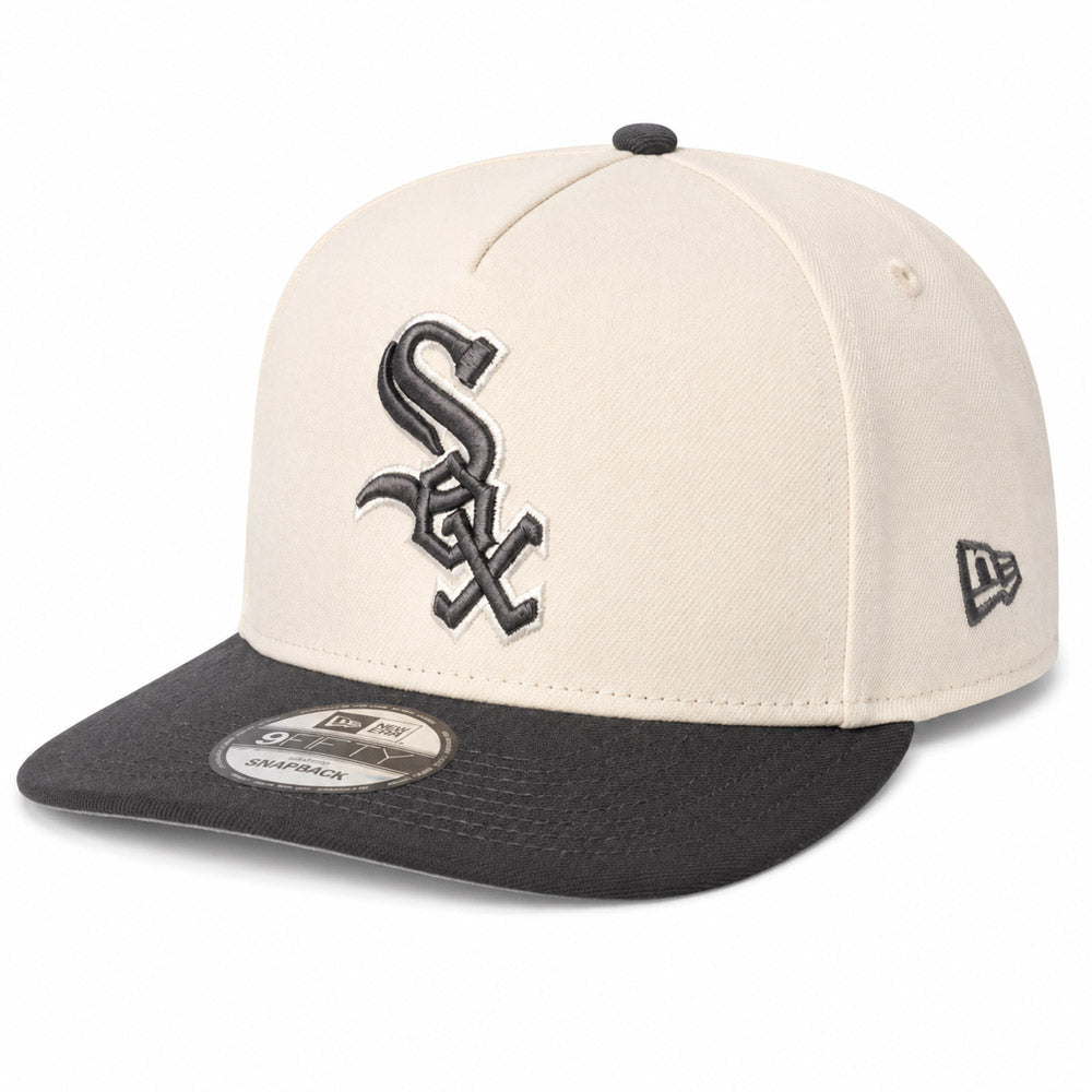 MLB Chicago White Sox New Era Gridiron Chrome 9FIFTY A-Frame- Cream