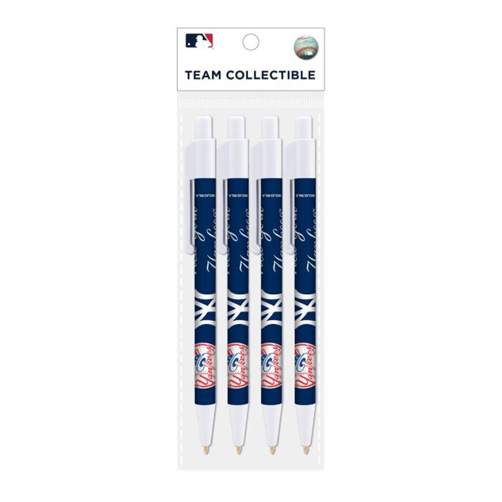 MLB New York Yankees Mojo 4-Pack Retractable Pens