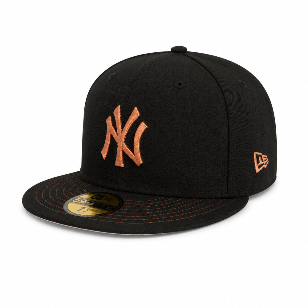 MLB New York Yankees New Era Copper Mine 59FIFTY Fitted Hat - Black